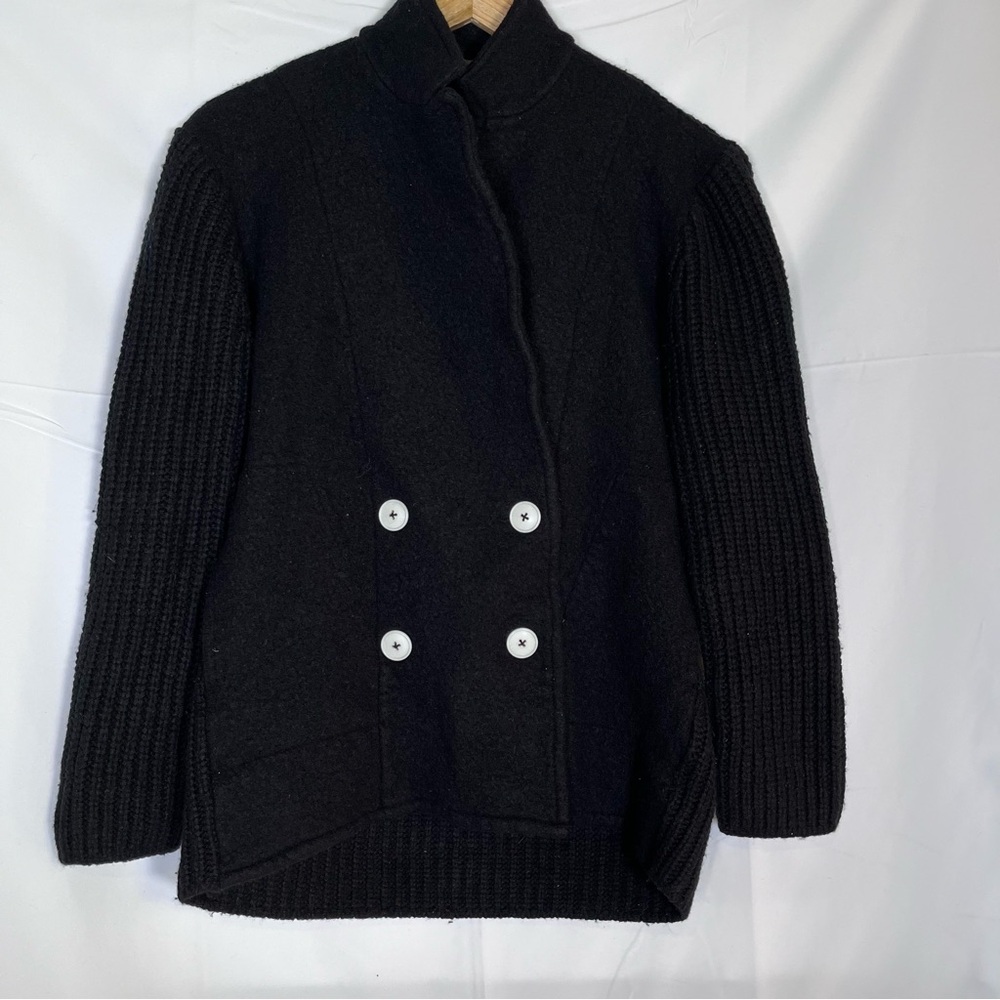 Madewell Sweater Womens XS Double-Breasted Sweater Jacket Coat Wool